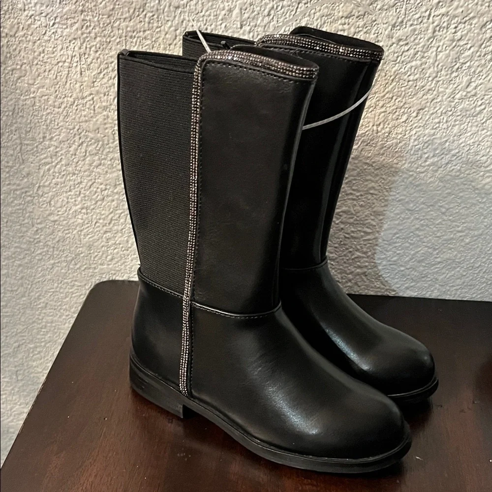 Steve Madden Kids Black Boots